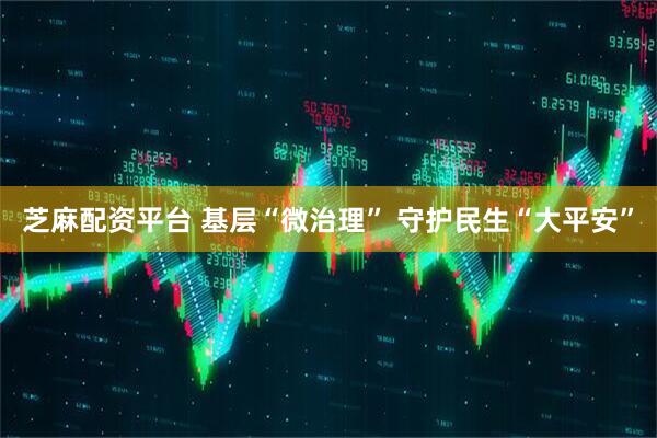 芝麻配资平台 基层“微治理” 守护民生“大平安”